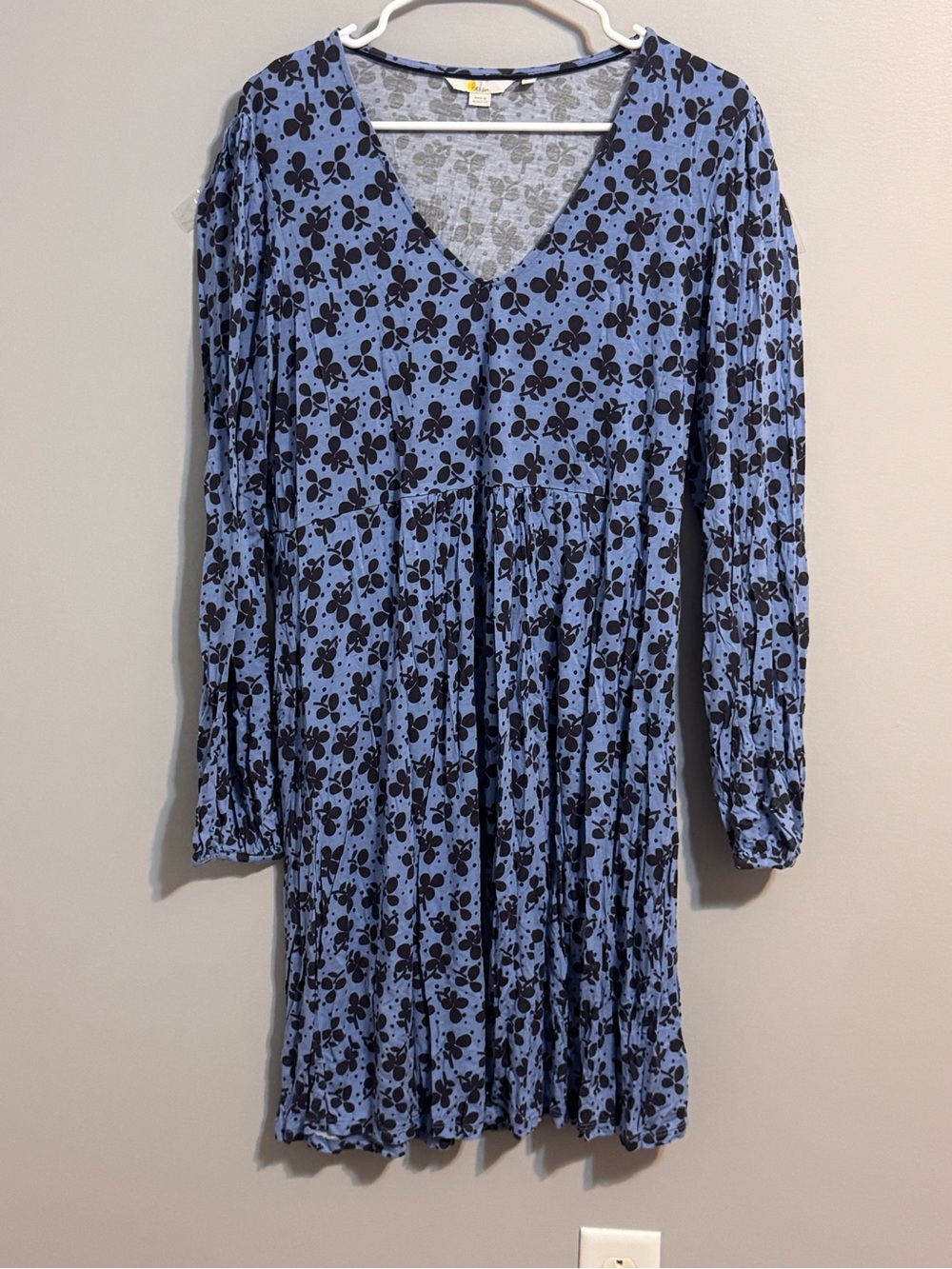 Boden Hattie Jersey Popover dress Women’s US 14 UK 18